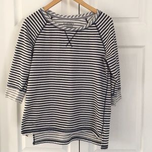 Ellen Tracy nautical stripes top